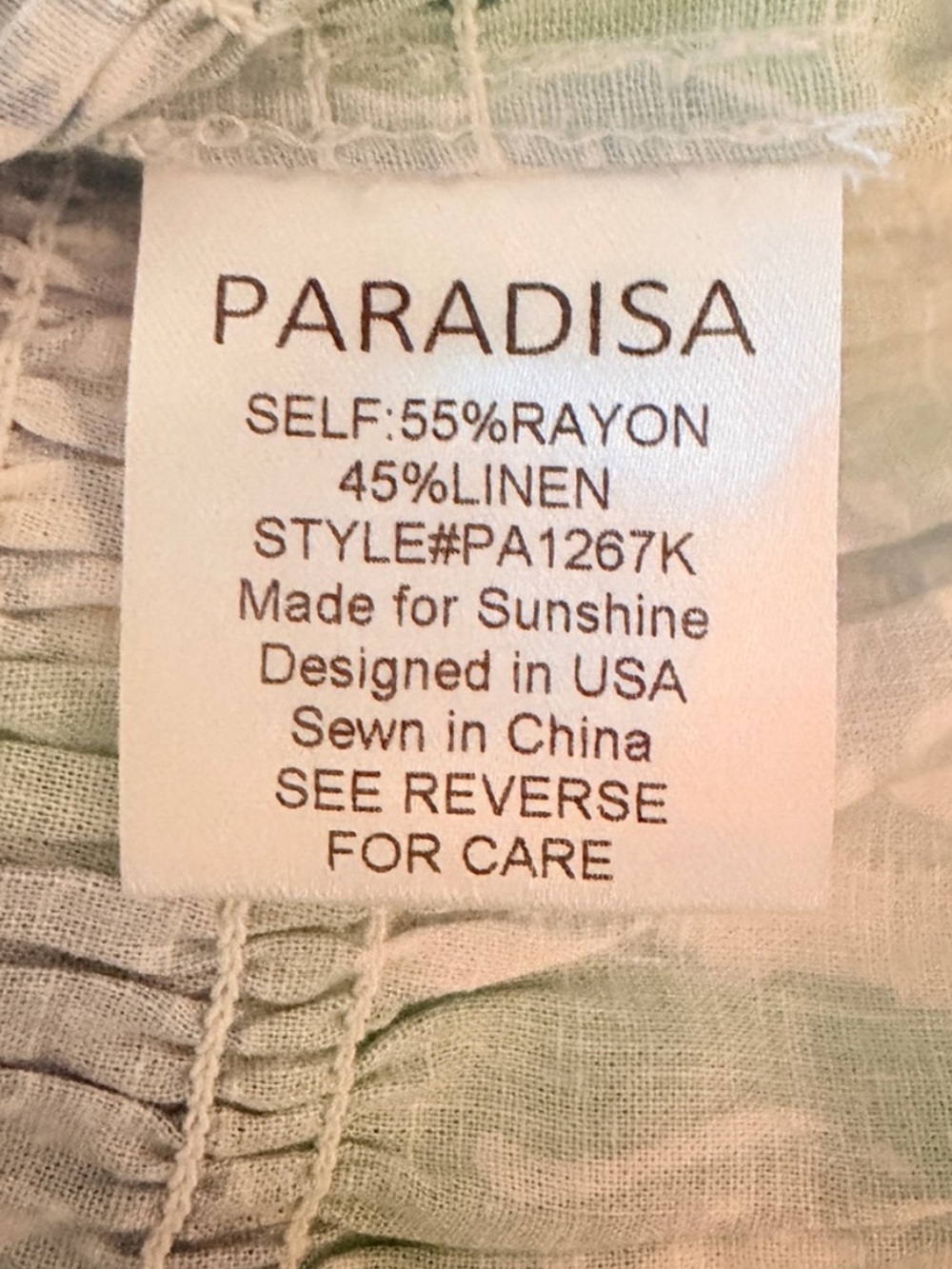 PARADISA SIESTA KEY OCEANA BLUE MULTI CONVERTIBLE SKIRT DRESS Size Large NWT - Picture 4 of 6
